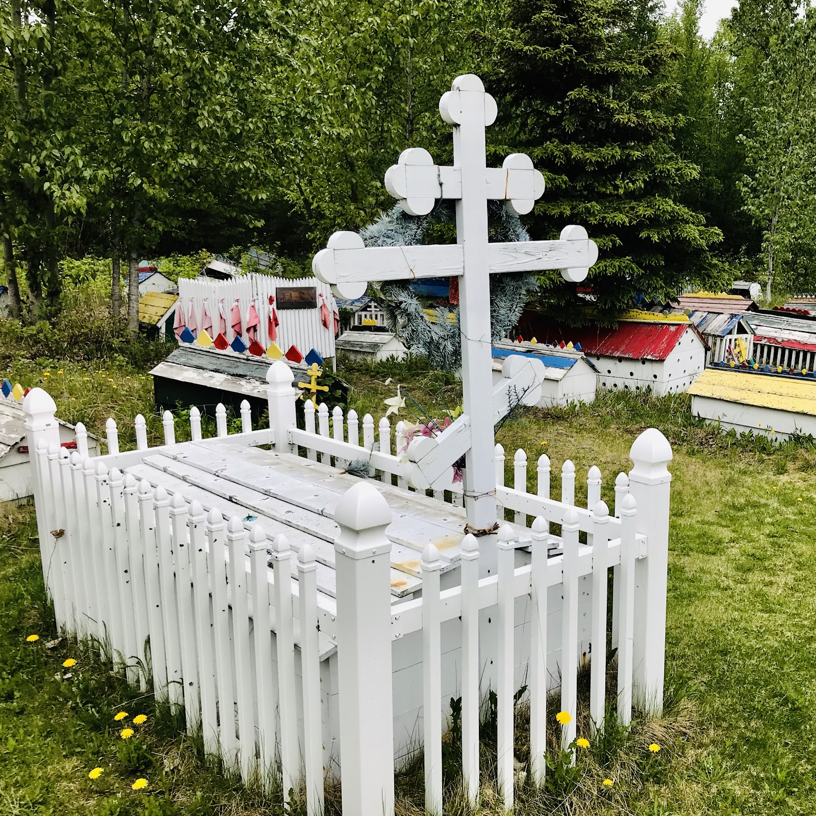 Saint Nicholas Orthodox Church Cemetery headstone and grounds