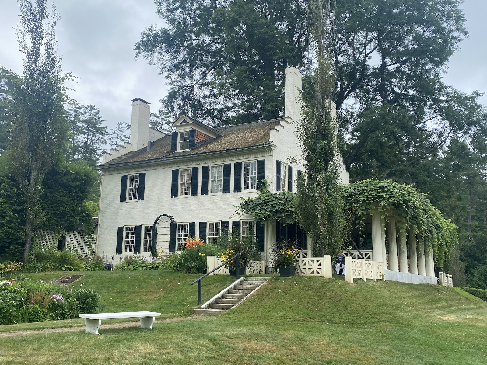 Saint-Gaudens National Historical Park cemetery grounds and headstones