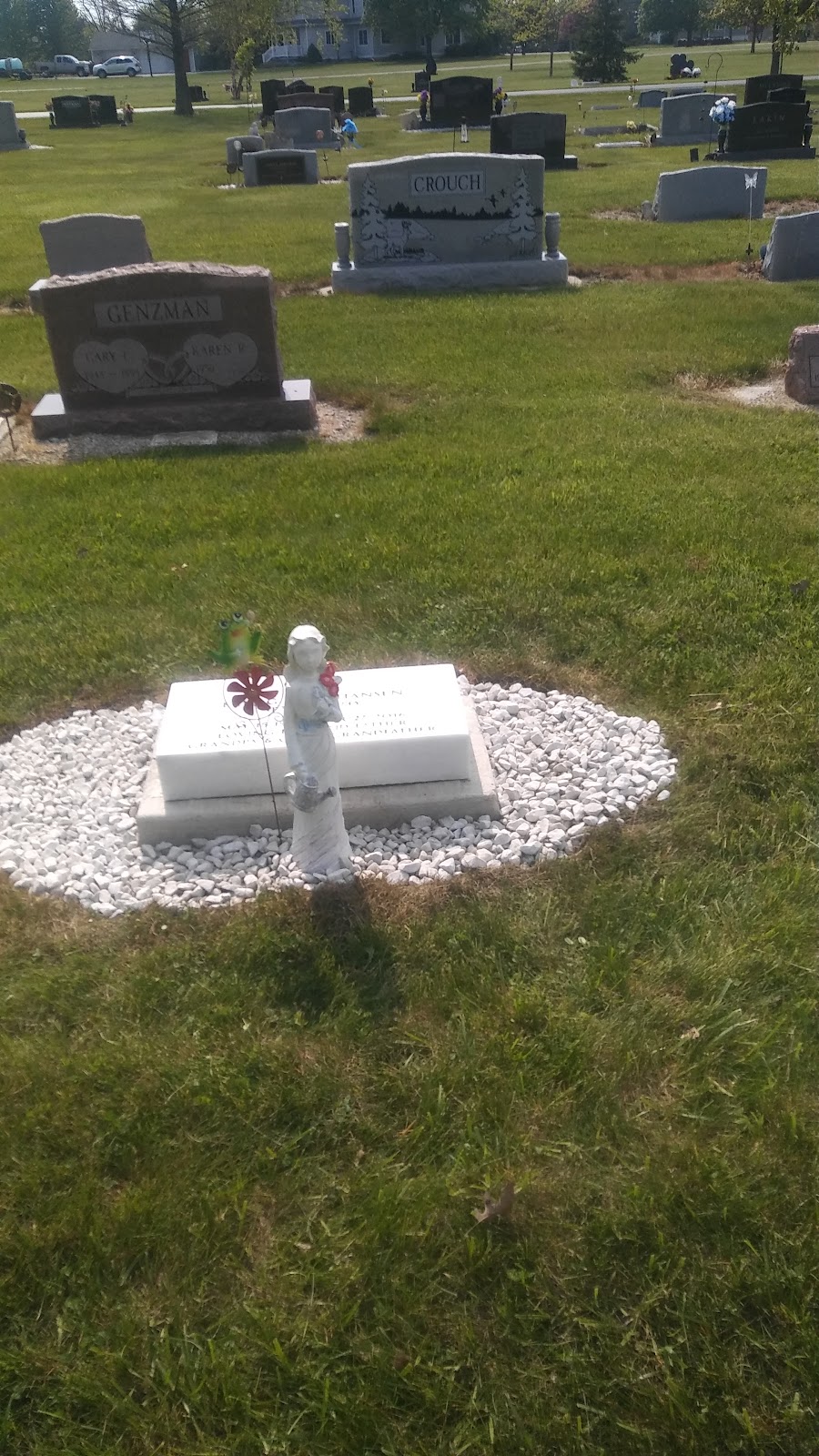 Salem Township Union Cemetery headstone and grounds