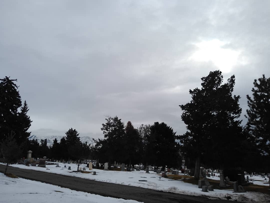Salt Lake City Cemetery Sexton's House headstone and grounds