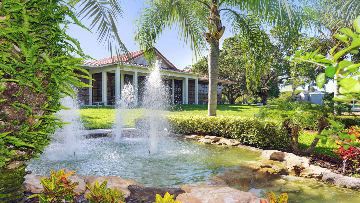 Serenity Funeral Home & Serenity Gardens Memorial Park cemetery grounds and headstones