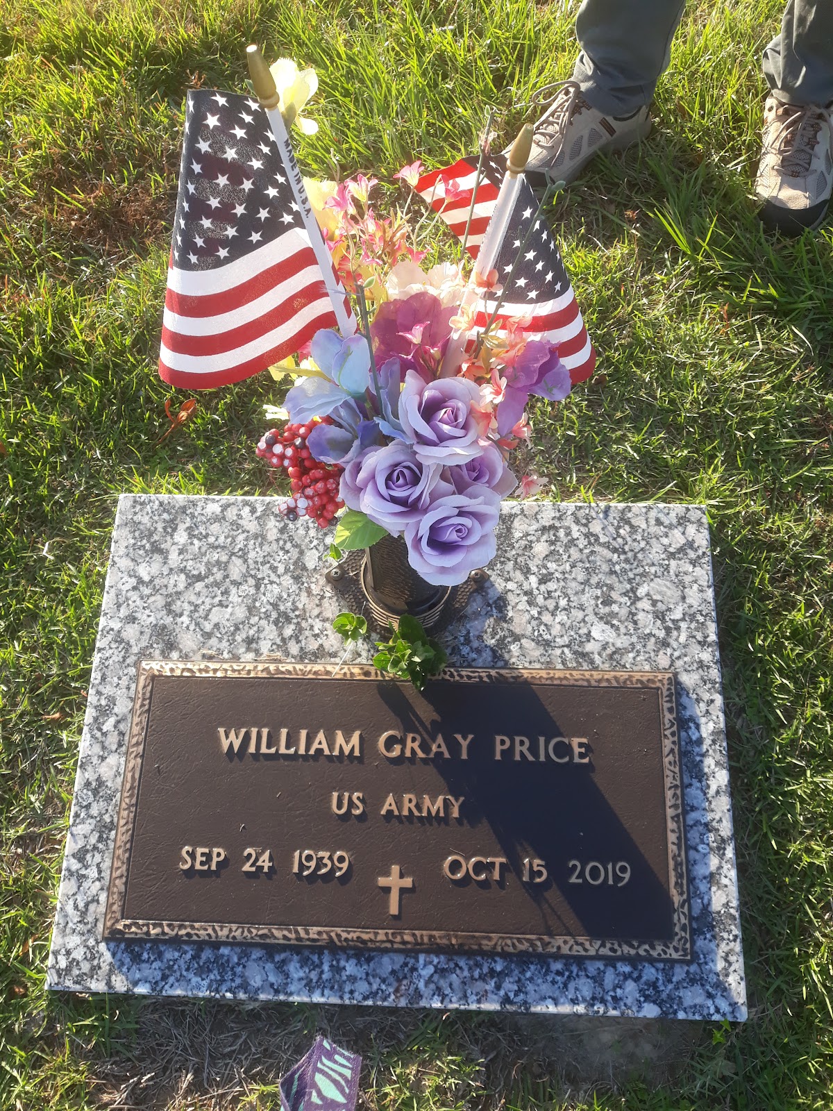 Serenity Memorial Gardens cemetery grounds and headstones