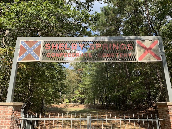 Shelby Springs Confederate Cemetary grounds