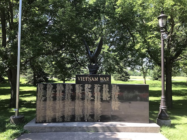 Soldiers Walk Veterans Memorial Park grounds