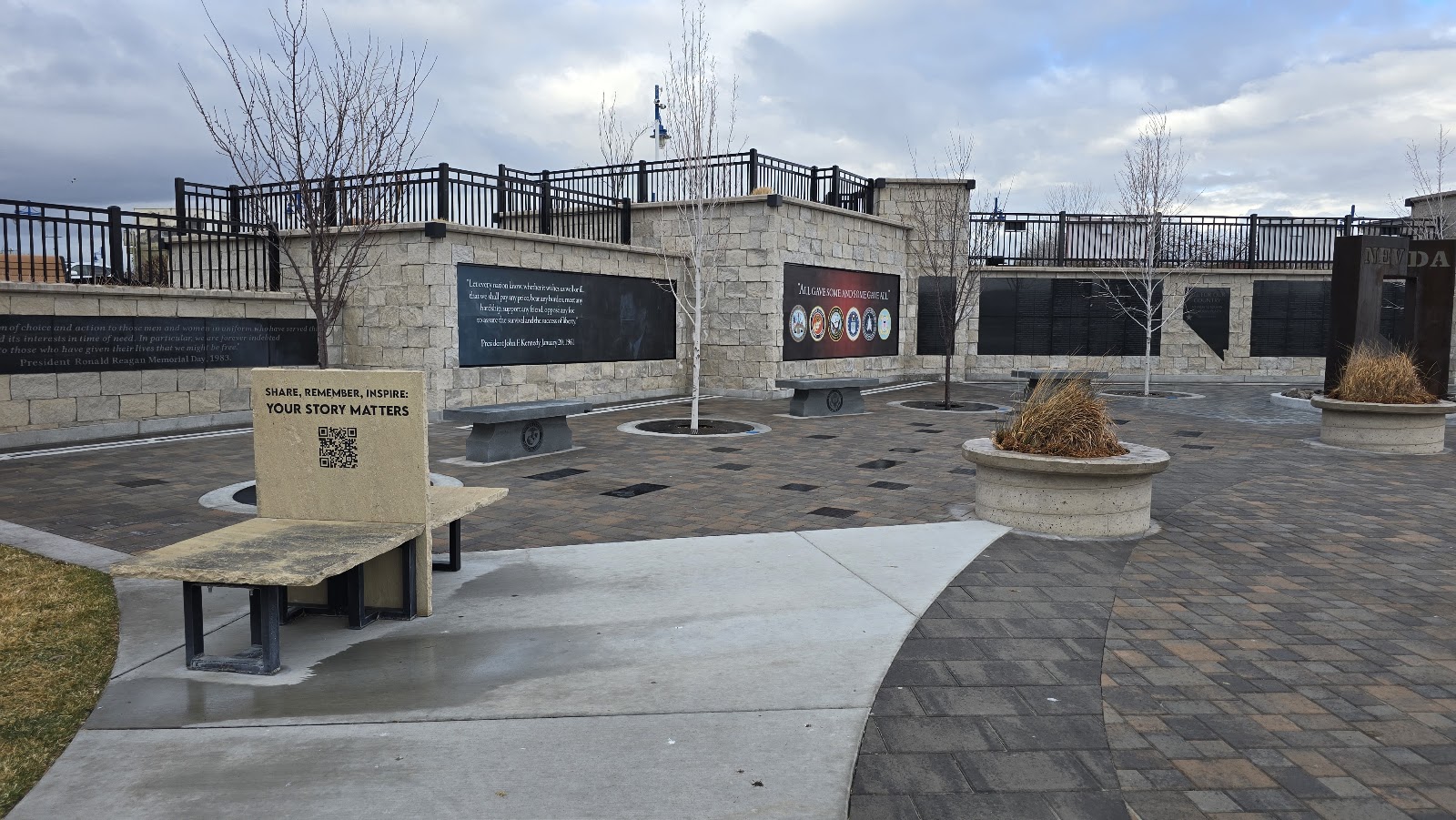Sparks Marina Memorial Park cemetery grounds and headstones