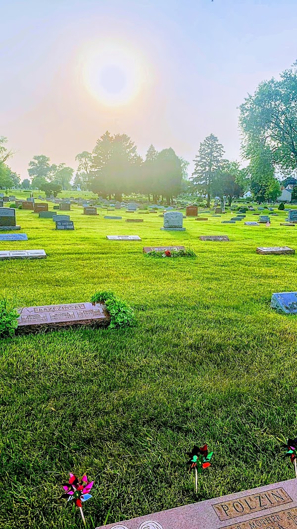 St Adalbert Cemetery grounds