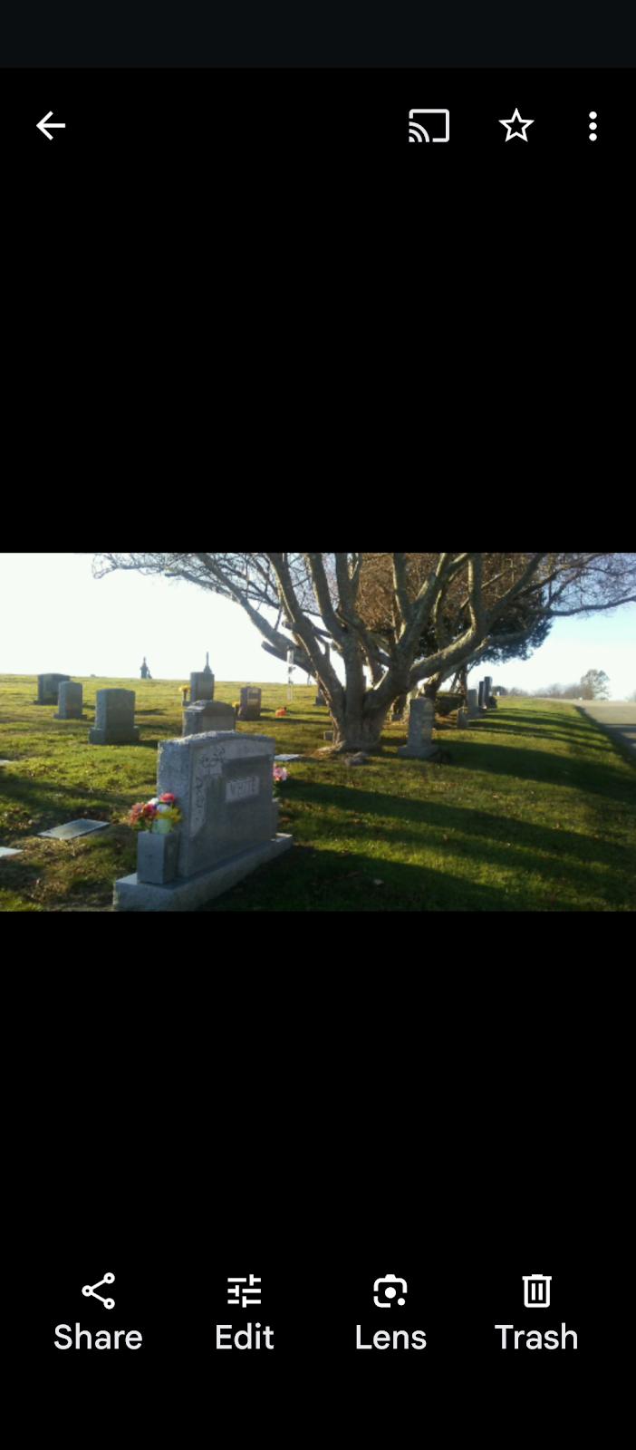 St. Columba's Catholic Cemetery cemetery grounds and headstones
