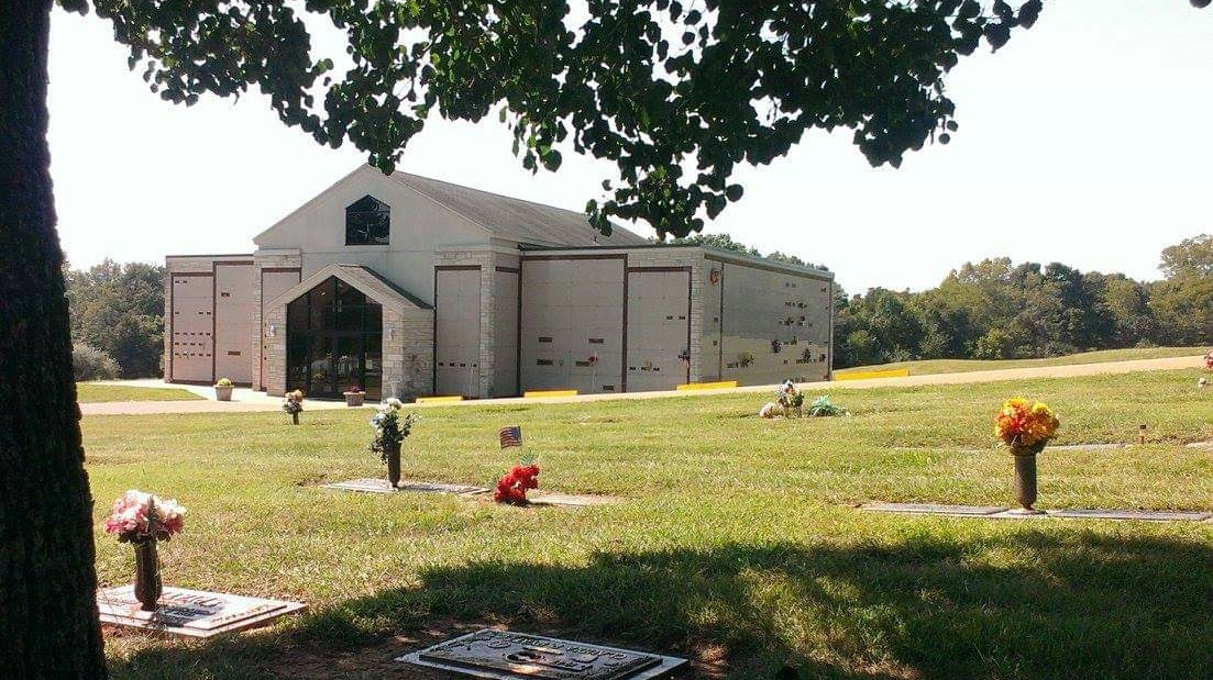 St. Francois Memorial Park cemetery grounds and headstones