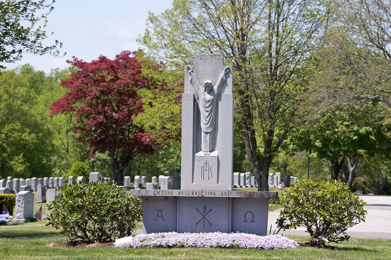 St. John Cemetery cemetery grounds and headstones