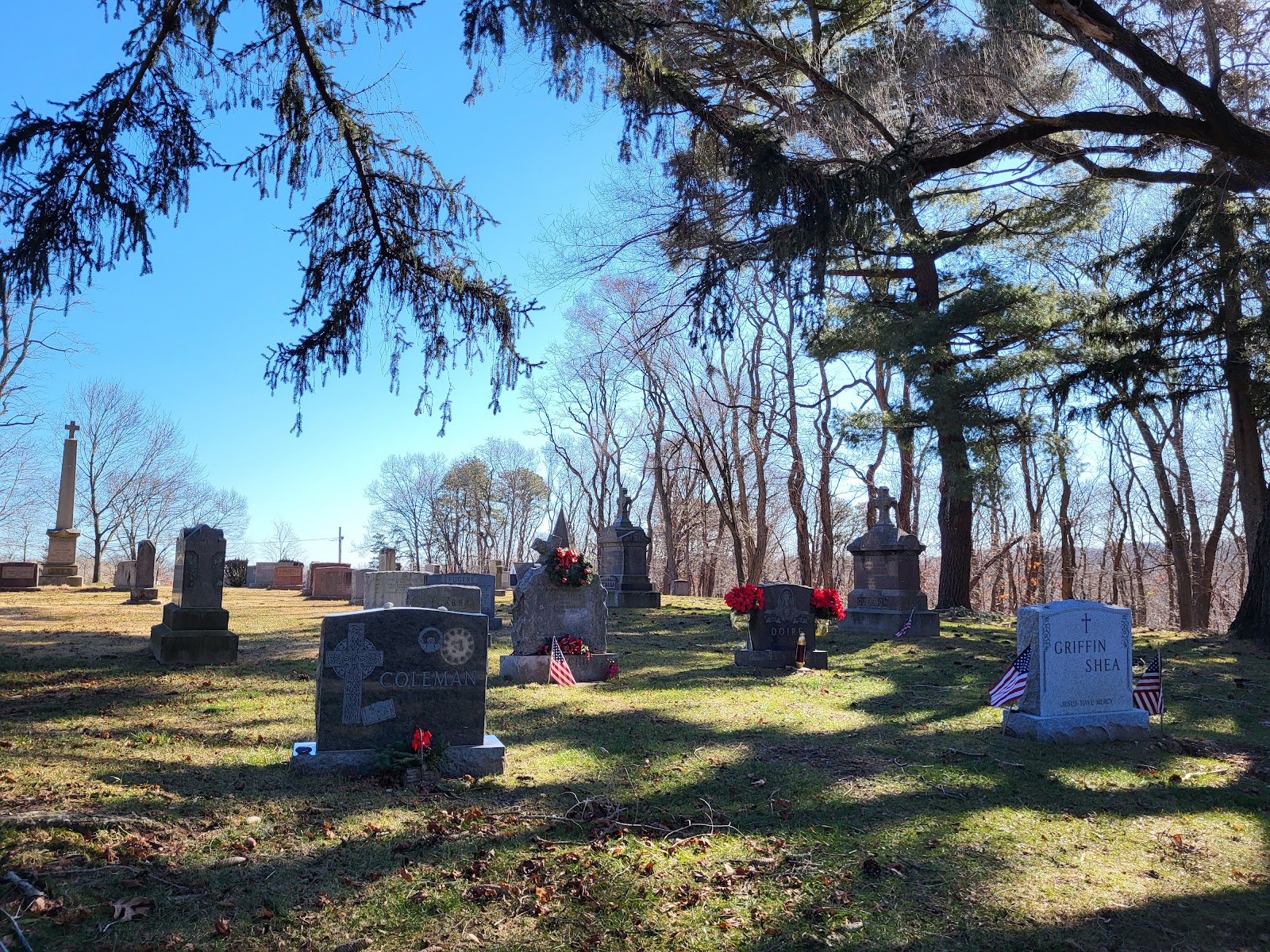 St. Joseph's Cemetery cemetery grounds and headstones