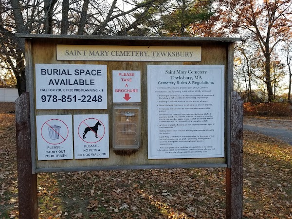St. Mary Cemetery grounds