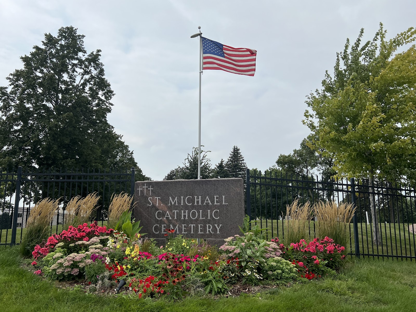 St Michael Catholic Cemetery cemetery grounds and headstones