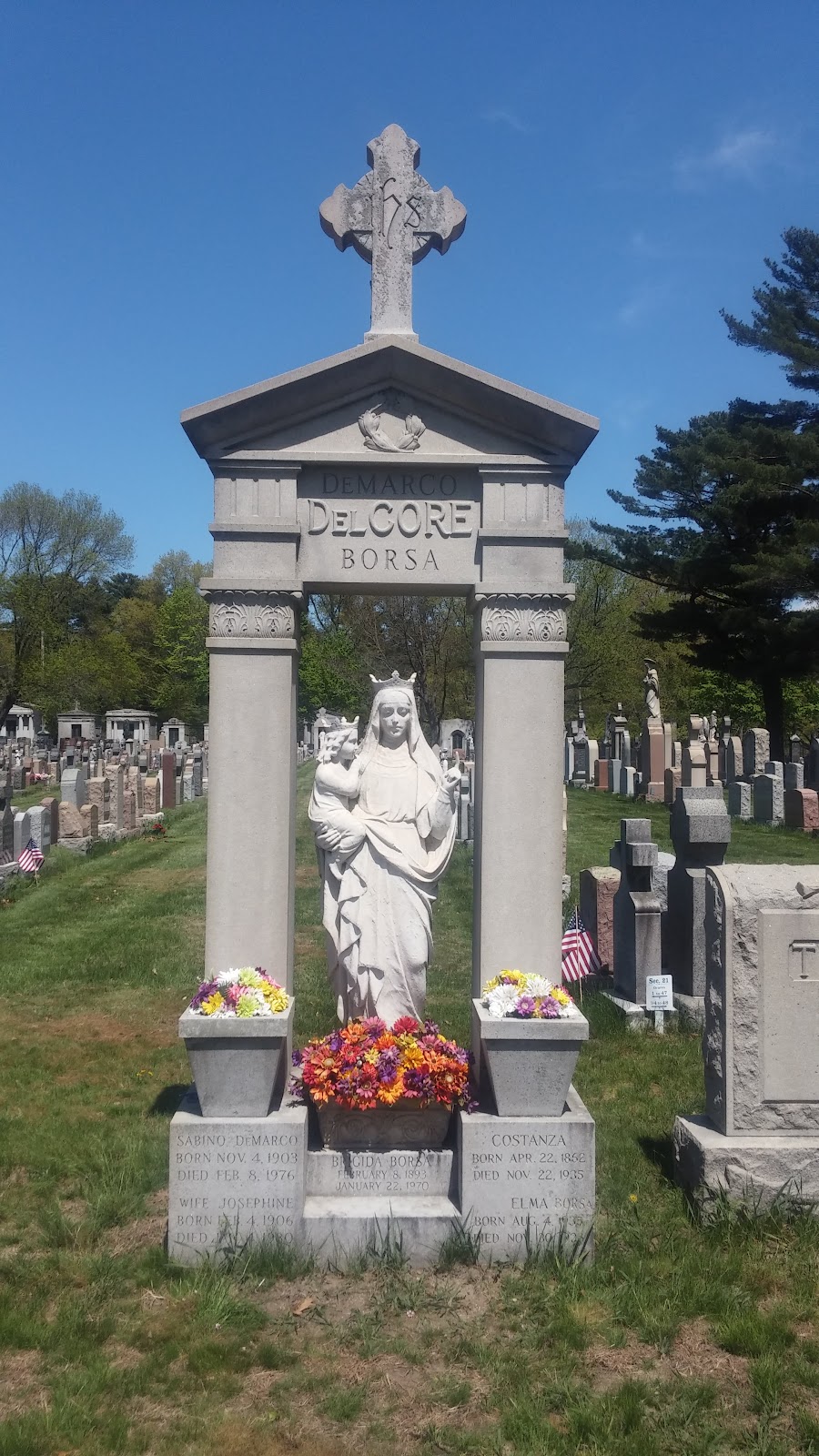 St Michael Cemetery cemetery grounds and headstones