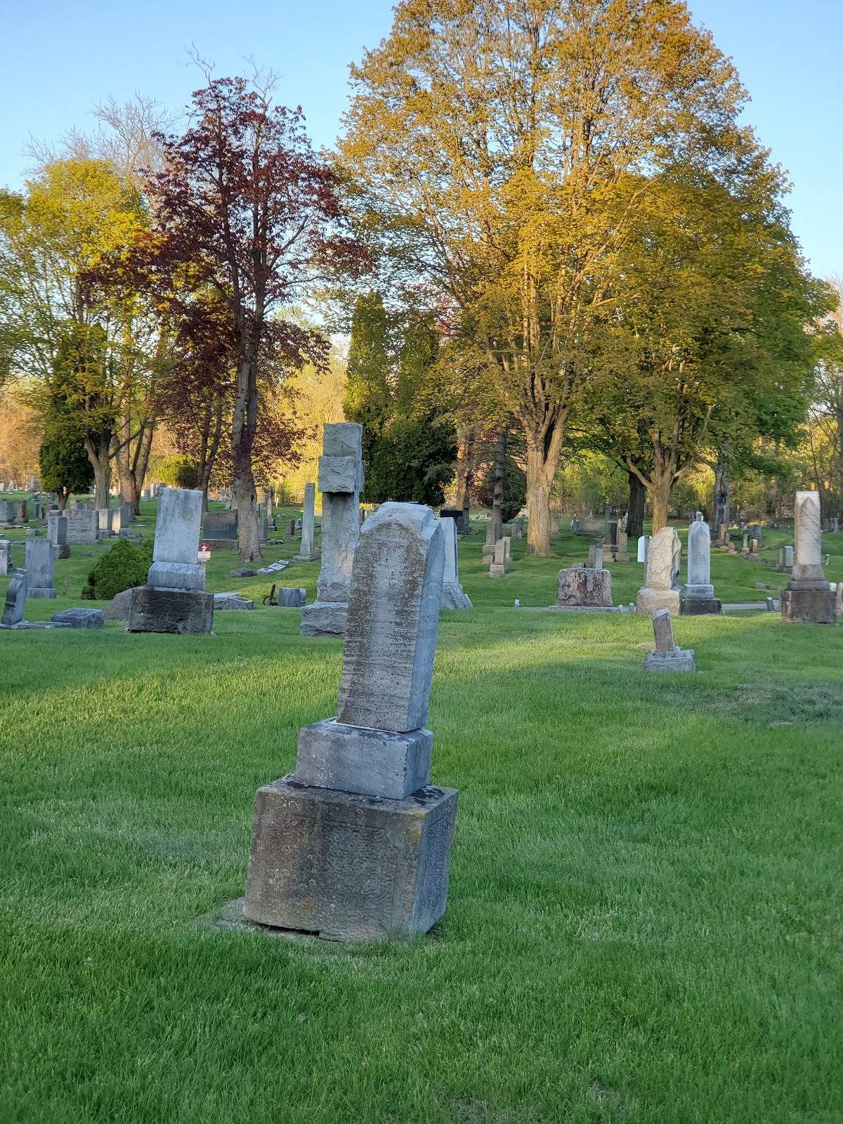 St Patrick's Cemetery cemetery grounds and headstones