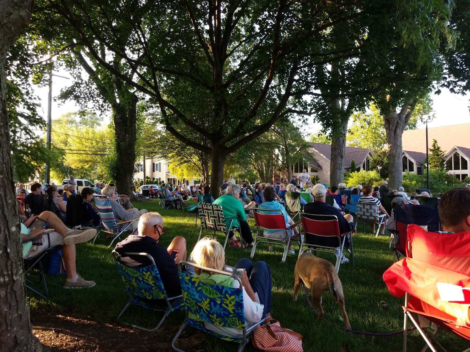 Stango Park cemetery grounds and headstones