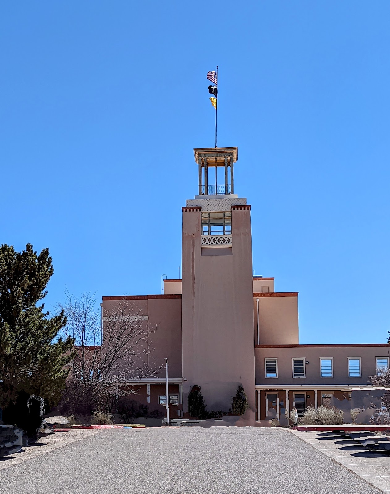 State of New Mexico Veterans Services Memorial cemetery grounds and headstones