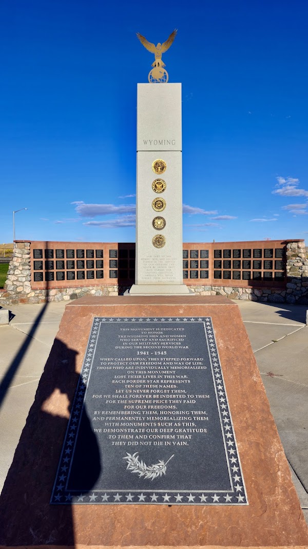 State of Wyoming Veterans Memorial Park grounds