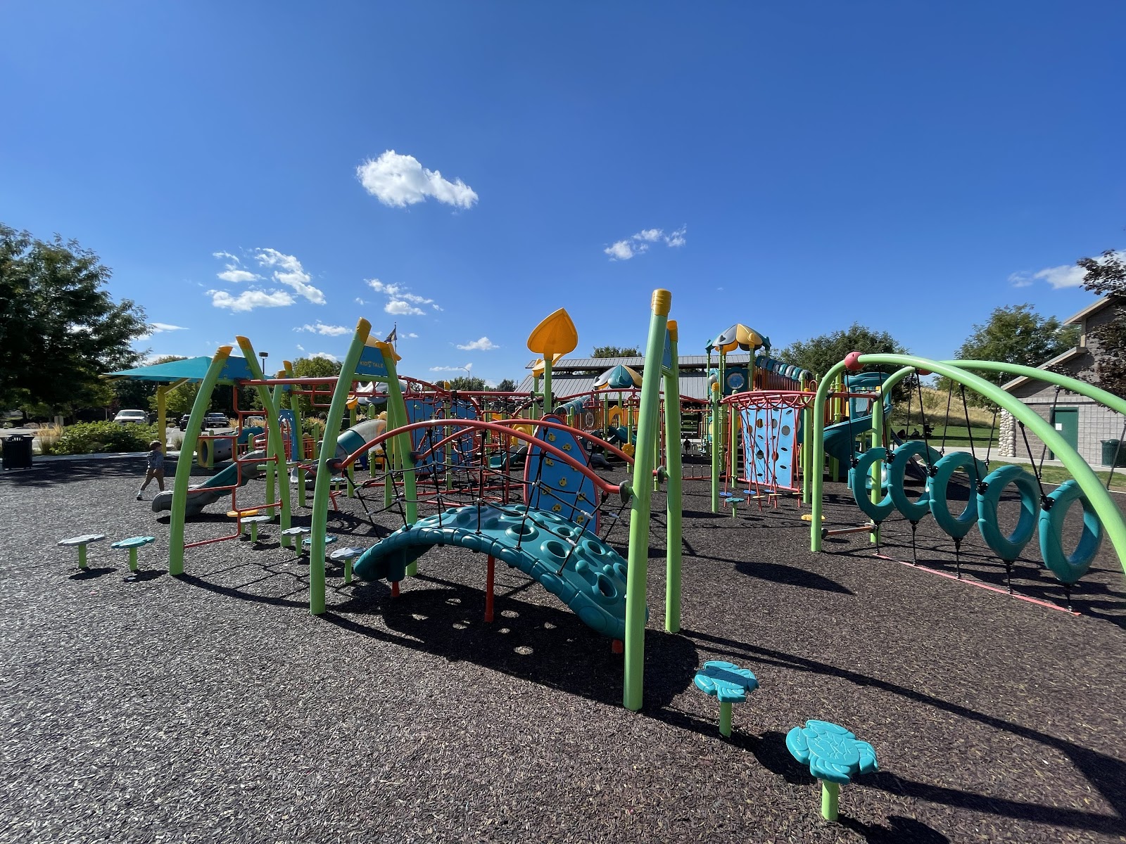 Stephen C. Guerber Park cemetery grounds and headstones