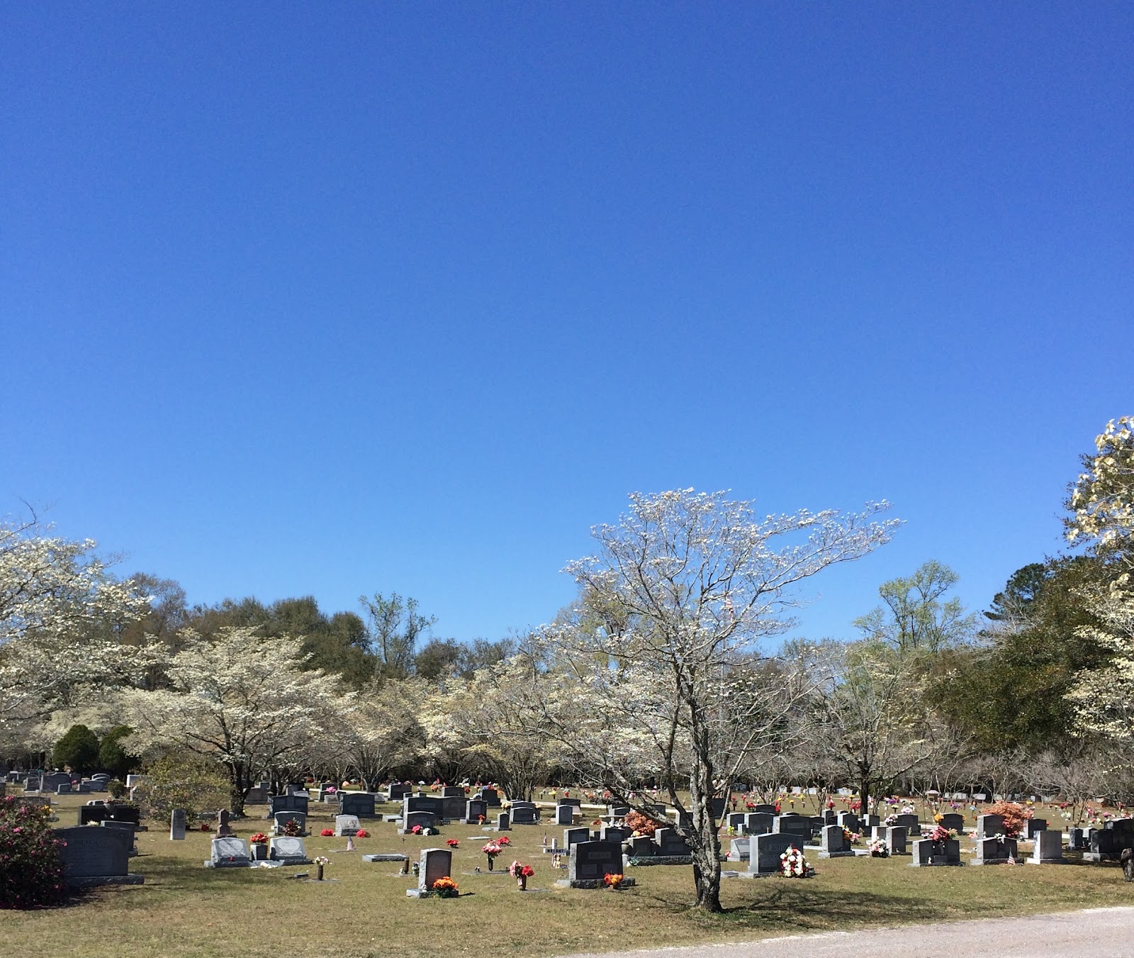 Summerville Cemetery & Mausoleum; operated by Parks Funeral Home headstone and grounds
