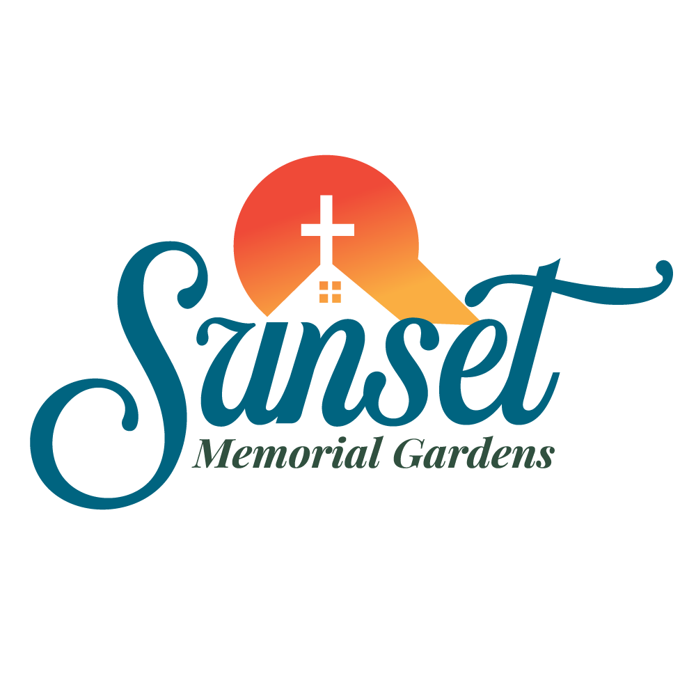 Sunset Memorial Gardens of Jamestown cemetery grounds and headstones