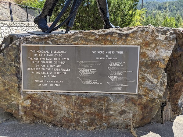 Sunshine Mine Memorial grounds