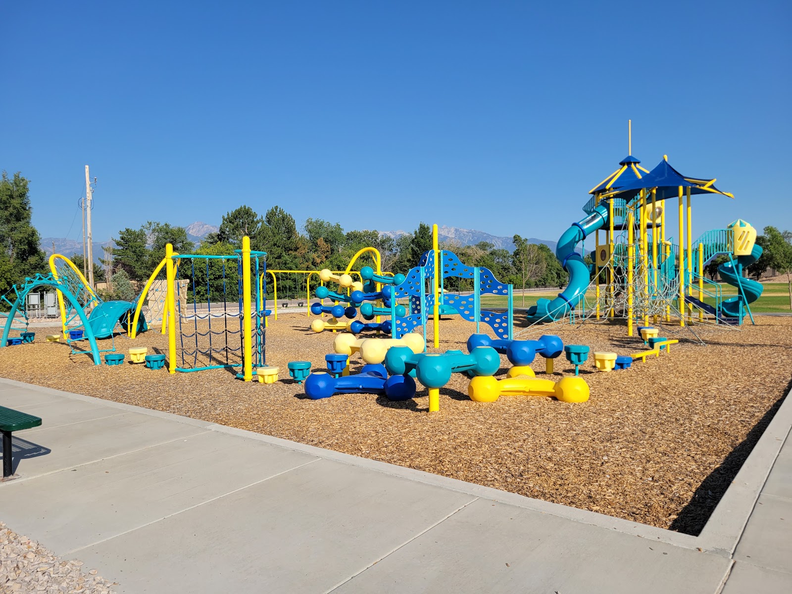T. John Labrum Memorial Park Playground cemetery grounds and headstones