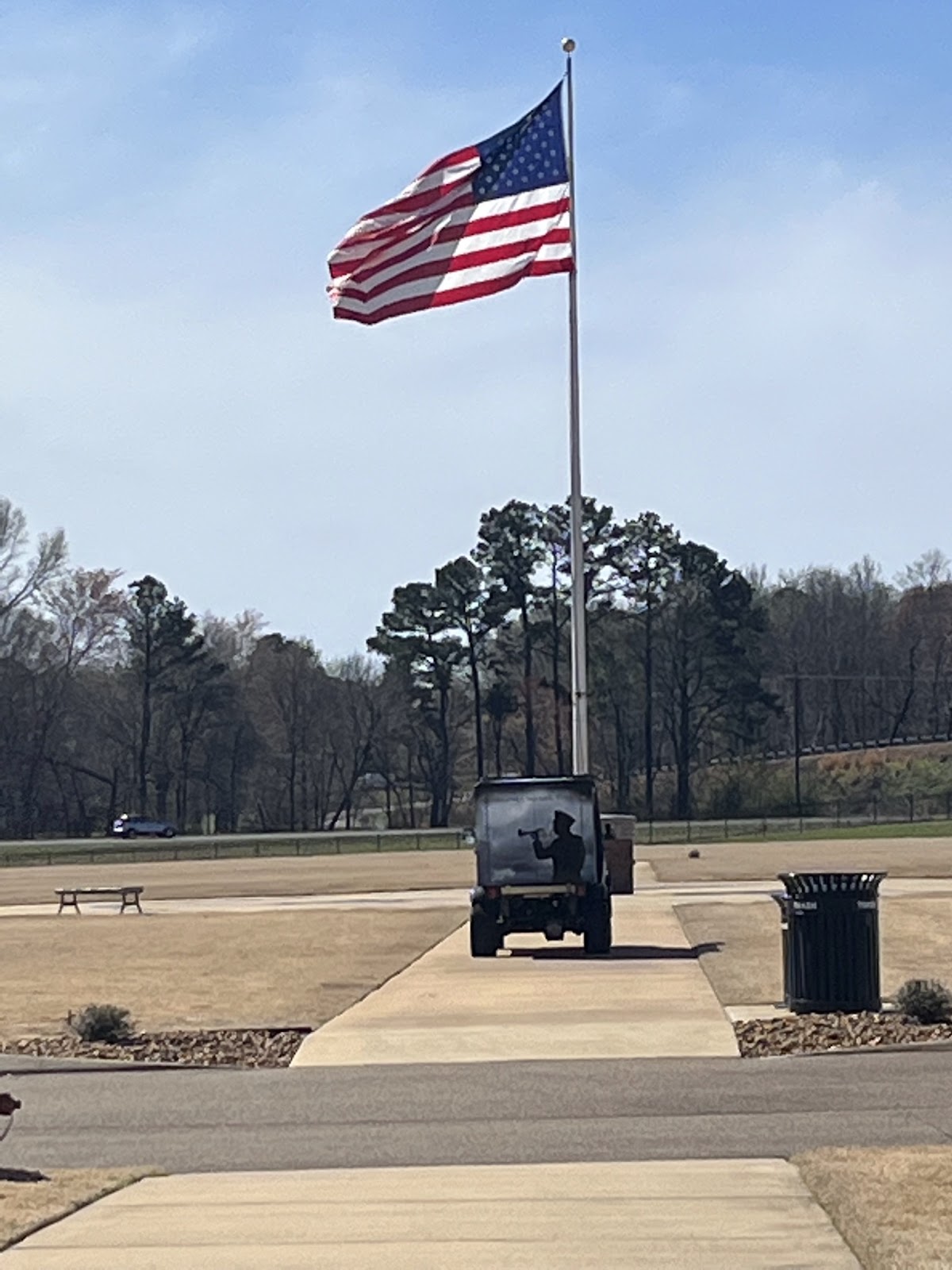 Tennessee State Veterans Cemetery cemetery grounds and headstones