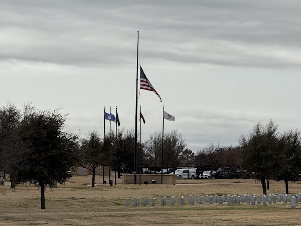 Texas State veterans cemetery of Abilene grounds