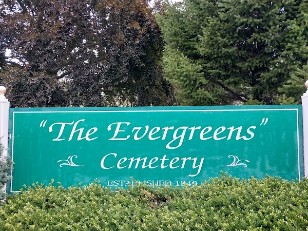 The Evergreens Cemetery grounds