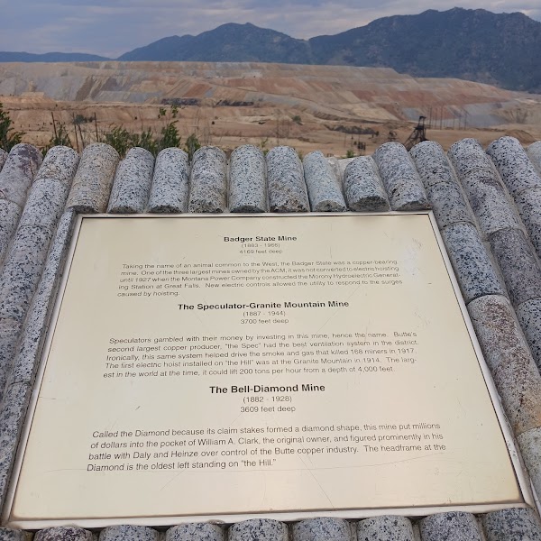 The Granite Mountain Speculator Mine Memorial grounds