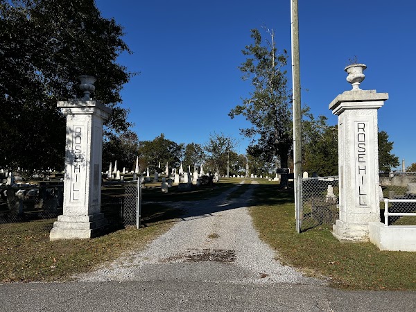 The grave of Kelly Mitchell and her family grounds