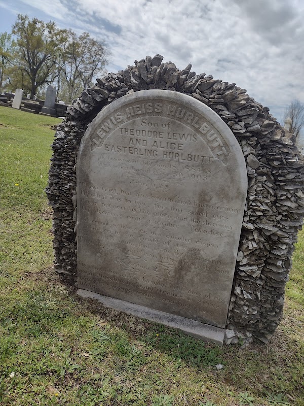The grave of Kelly Mitchell and her family grounds