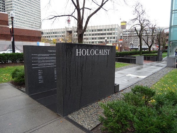 The New England Holocaust Memorial grounds