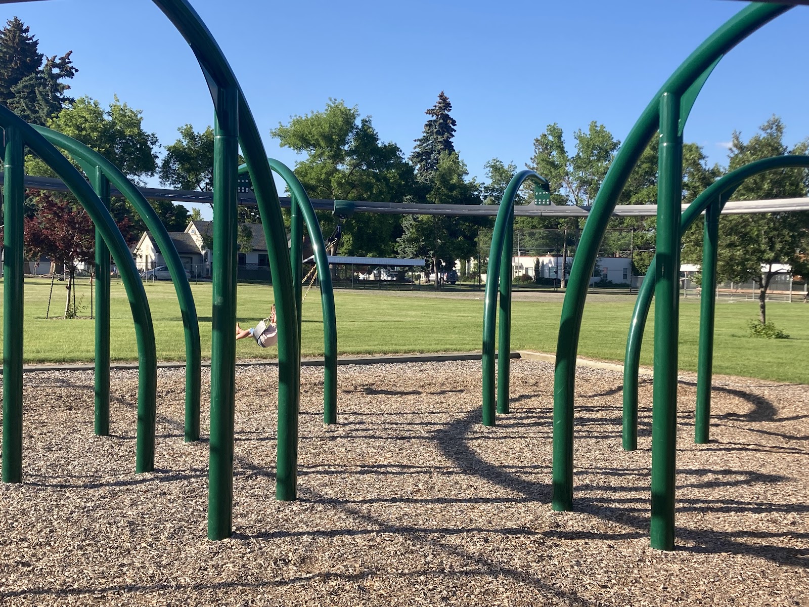 Thompson Memorial Park cemetery grounds and headstones