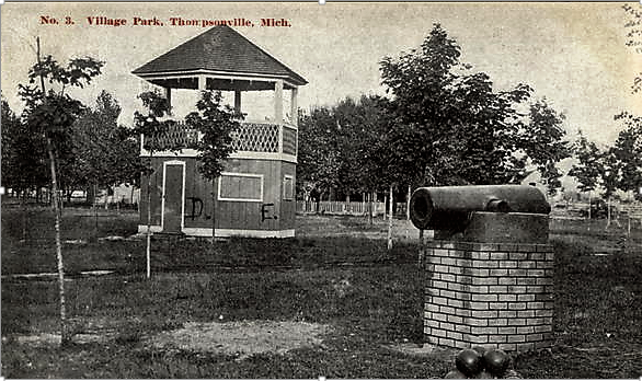 Thompsonville Michigan Benzie County Veterans Memorial Park grounds