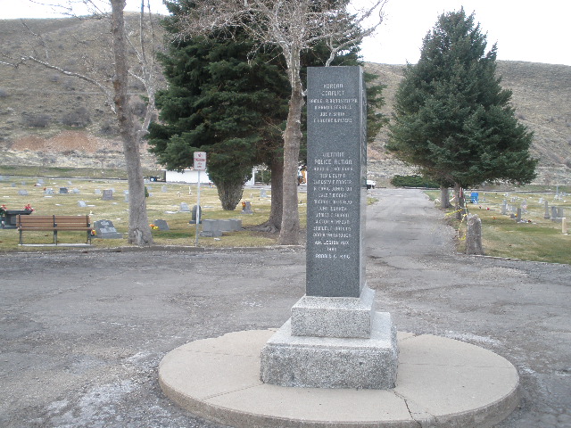 Tooele City Cemetery headstone and grounds