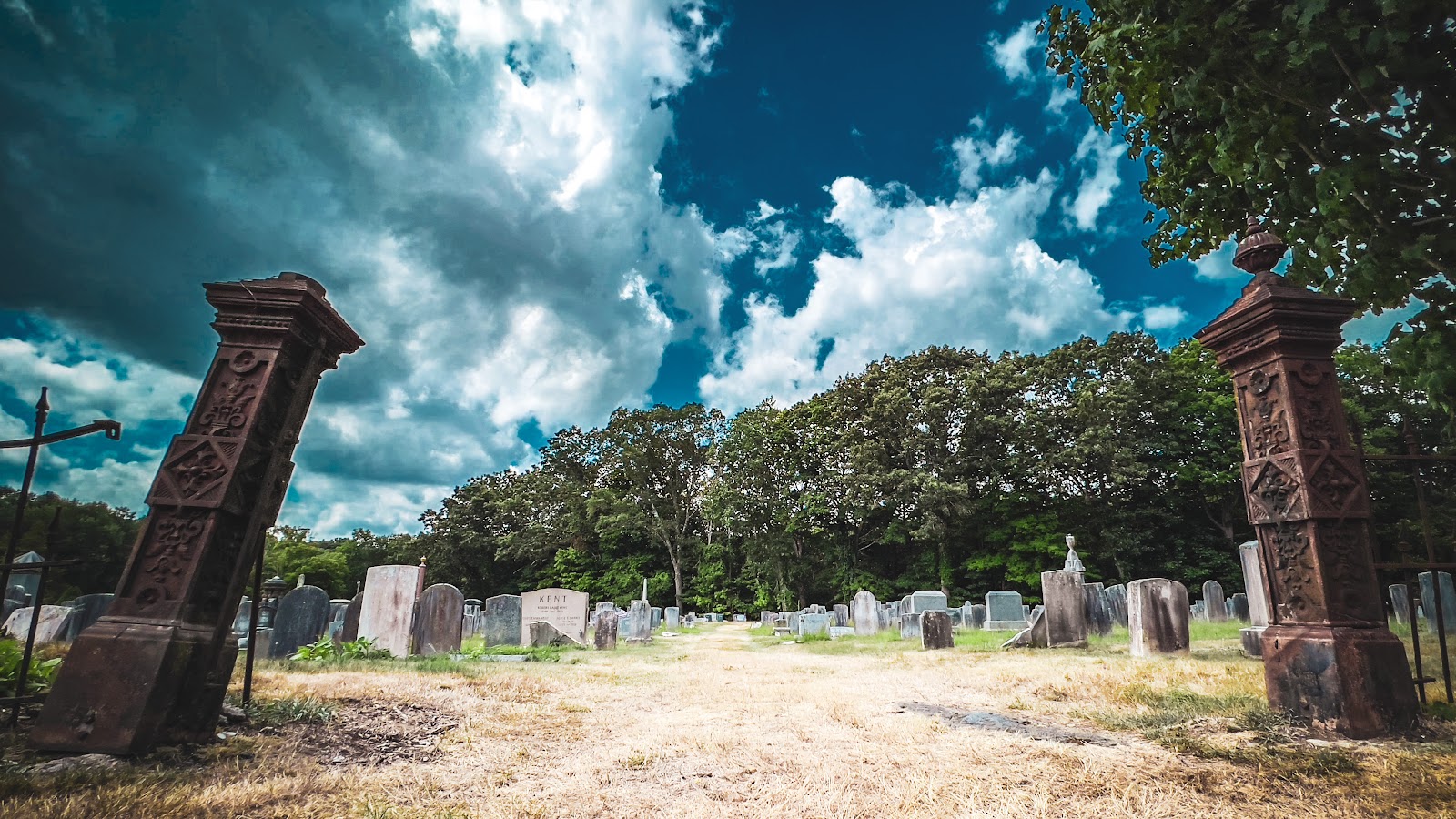 Union Cemetery headstone and grounds
