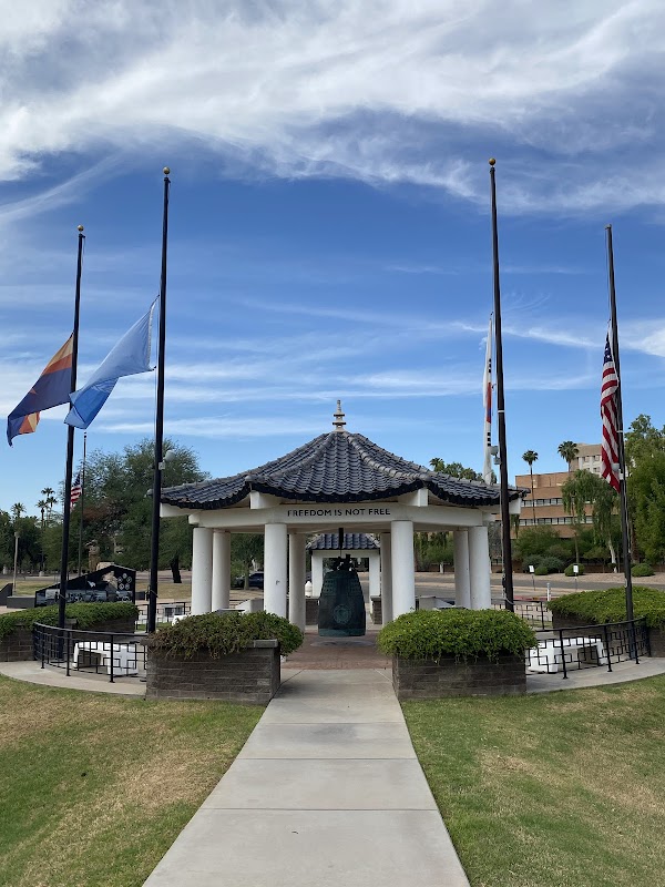 U.S.S Arizona Memorial at Bolin Memorial Park grounds