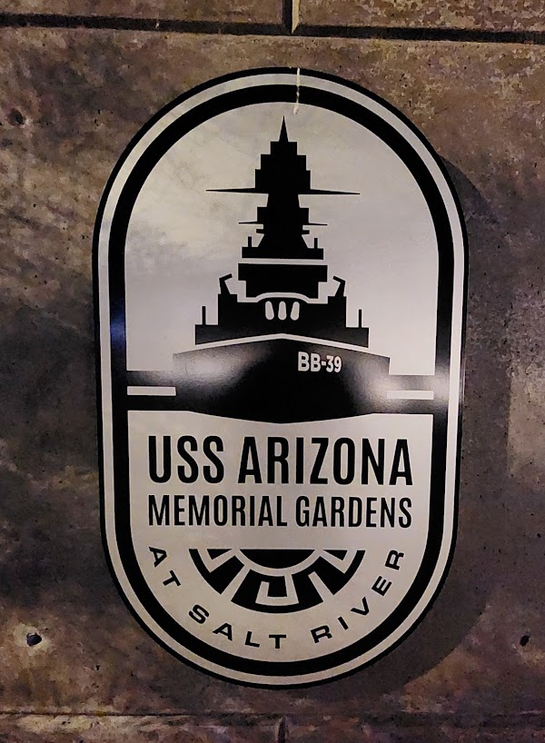 USS Arizona Memorial Gardens at Salt River grounds