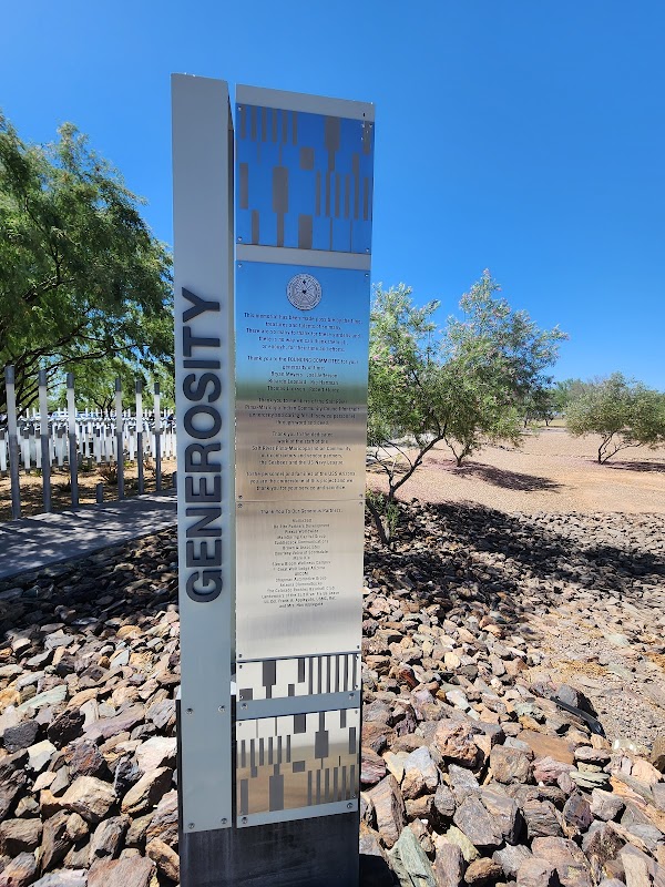 USS Arizona Memorial Gardens at Salt River grounds