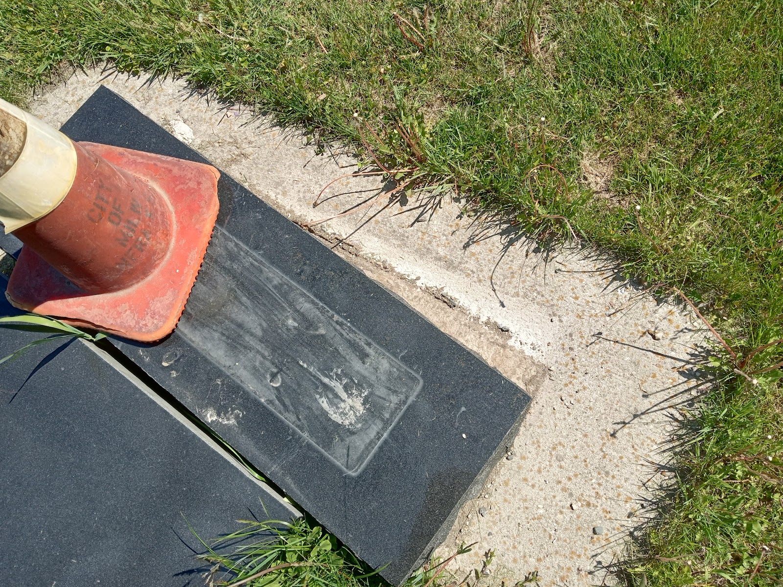 Valhalla Memorial Park headstone and grounds