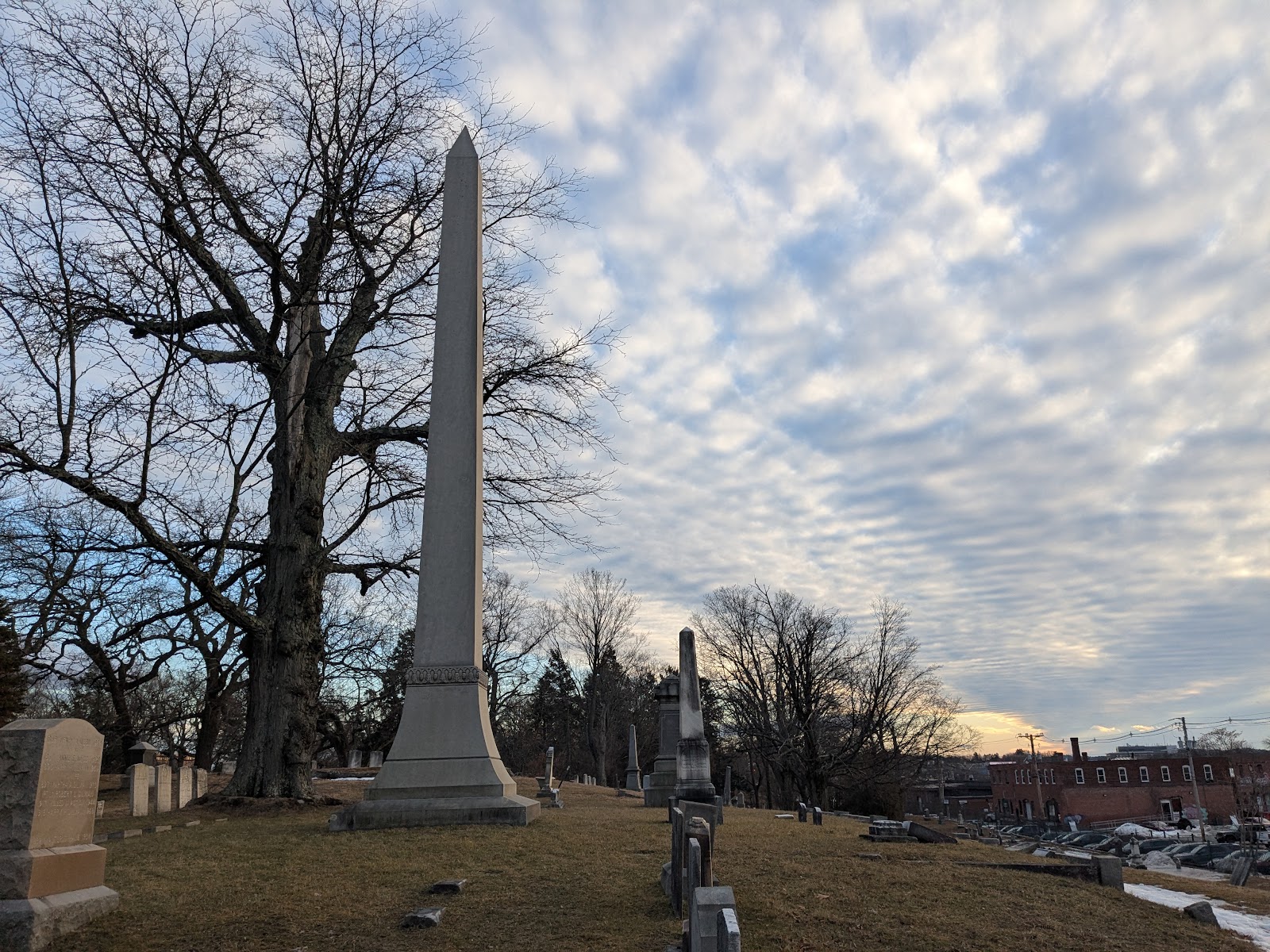 Valley Cemetery cemetery grounds and headstones