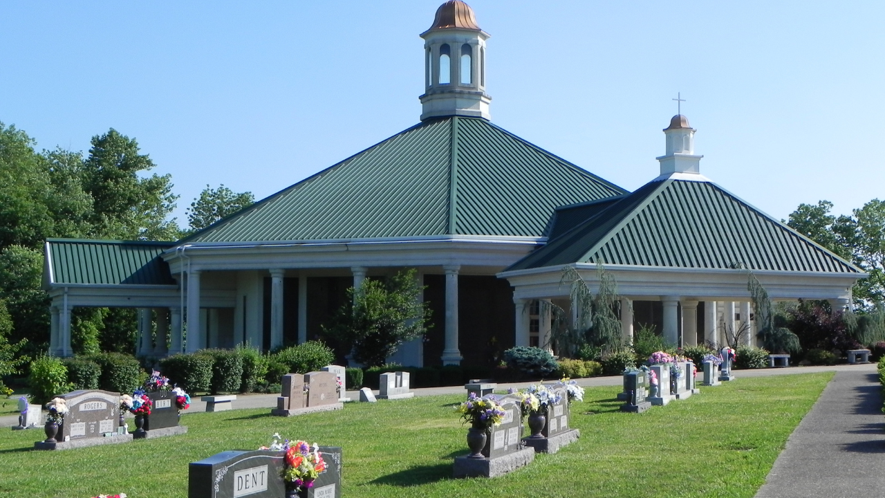 Valley View Memorial Park headstone and grounds