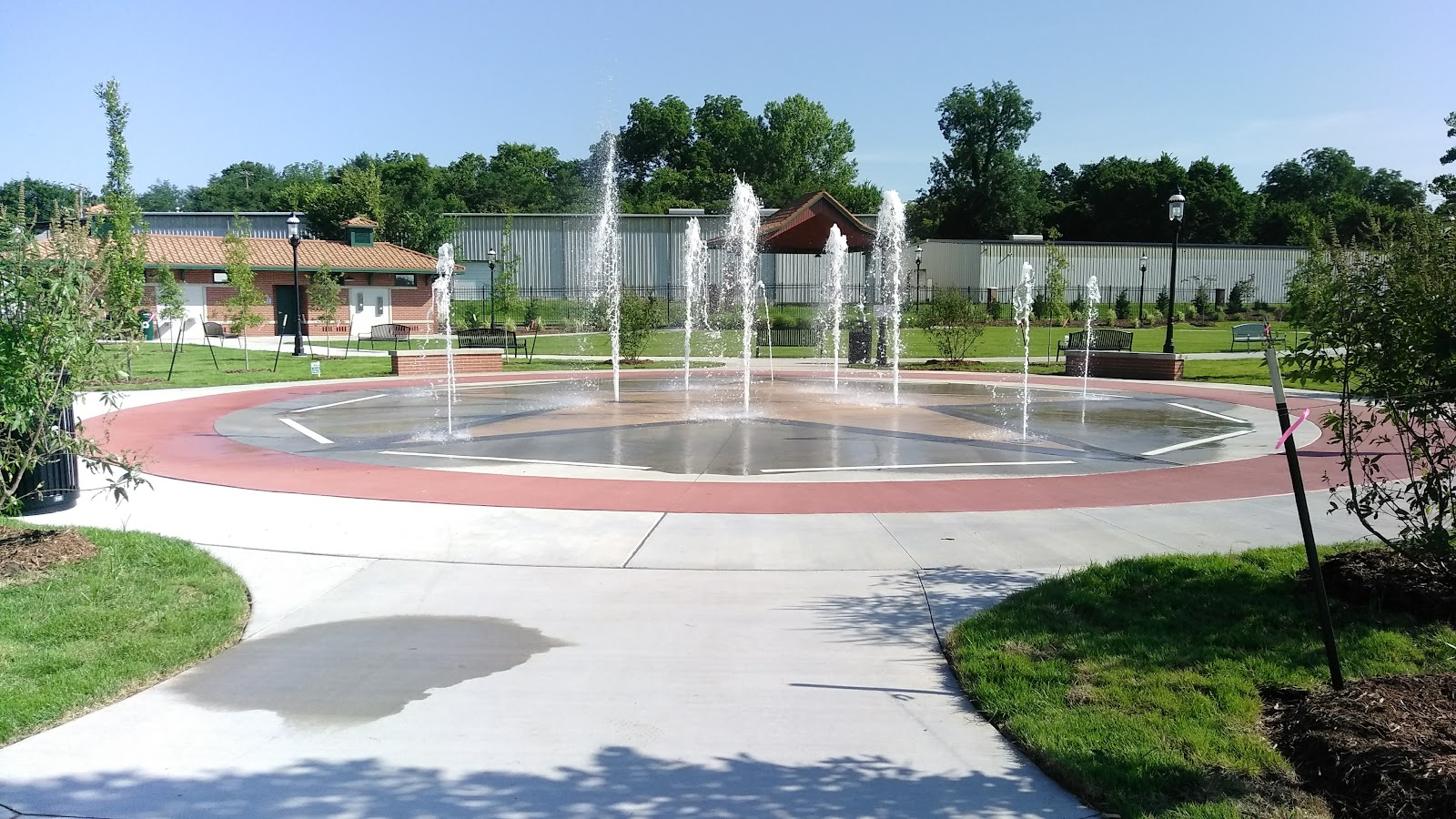 Van Buren Veteran Memorial Park cemetery grounds and headstones
