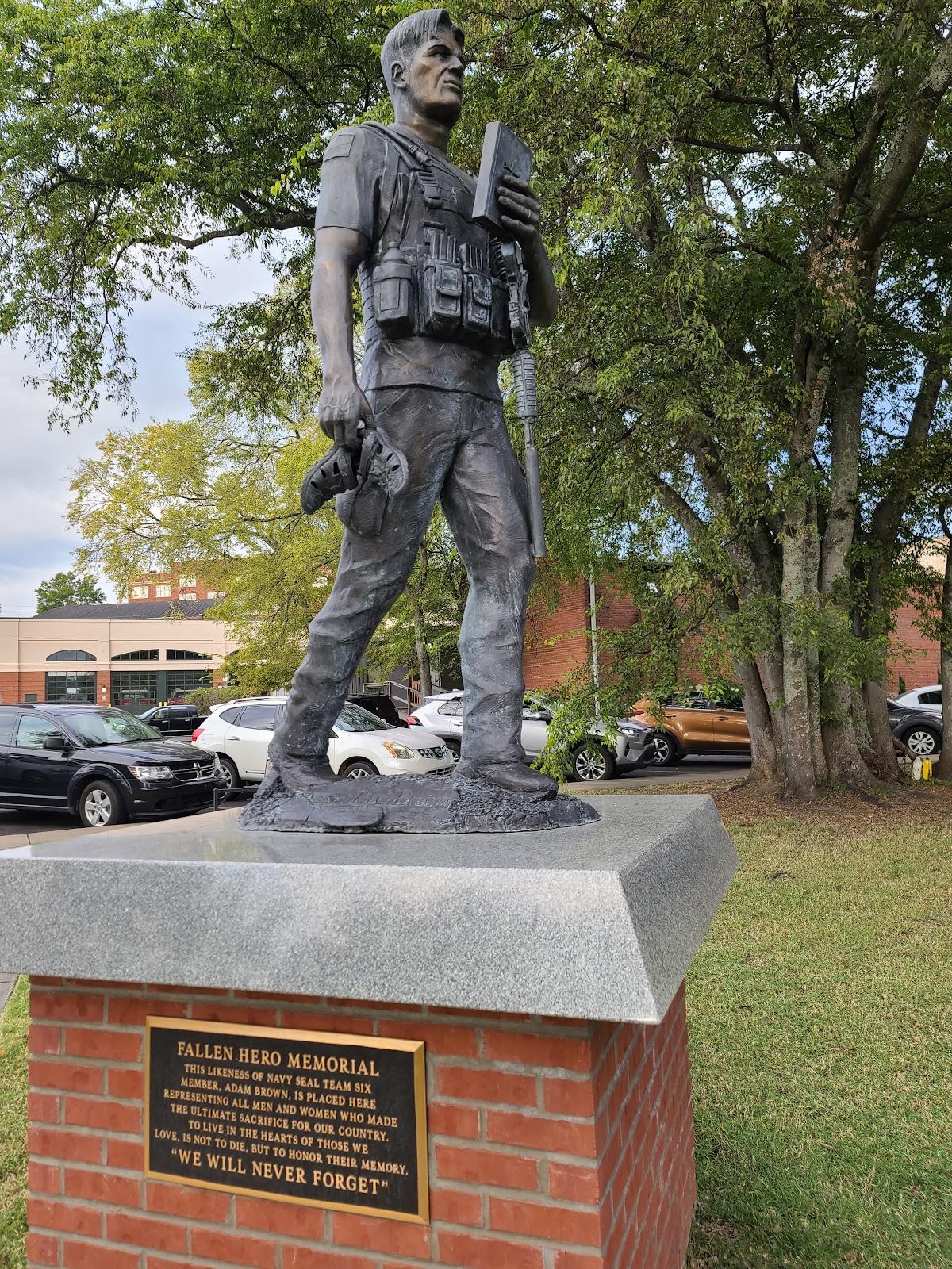 Veteran Memorial cemetery grounds and headstones