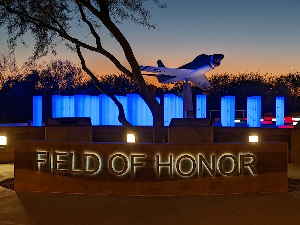 Veterans Memorial: Field of Honor grounds