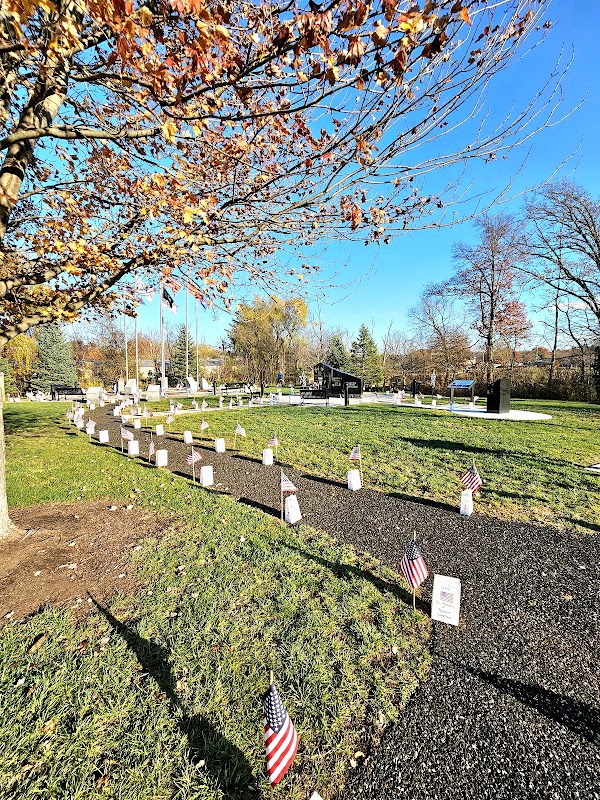 Veterans memorial park grounds