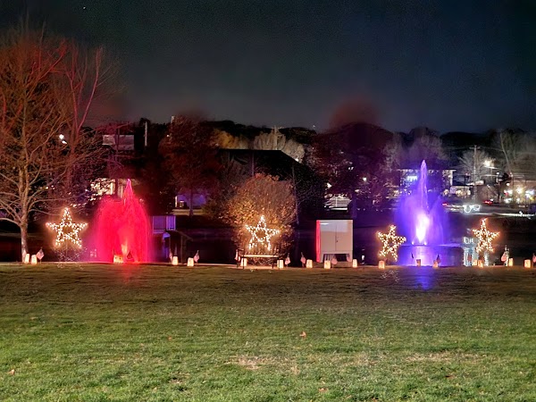 Veterans memorial park grounds