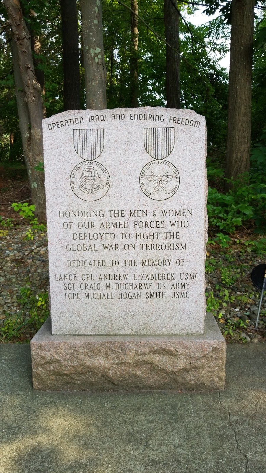 Veteran's Memorial Park cemetery grounds and headstones