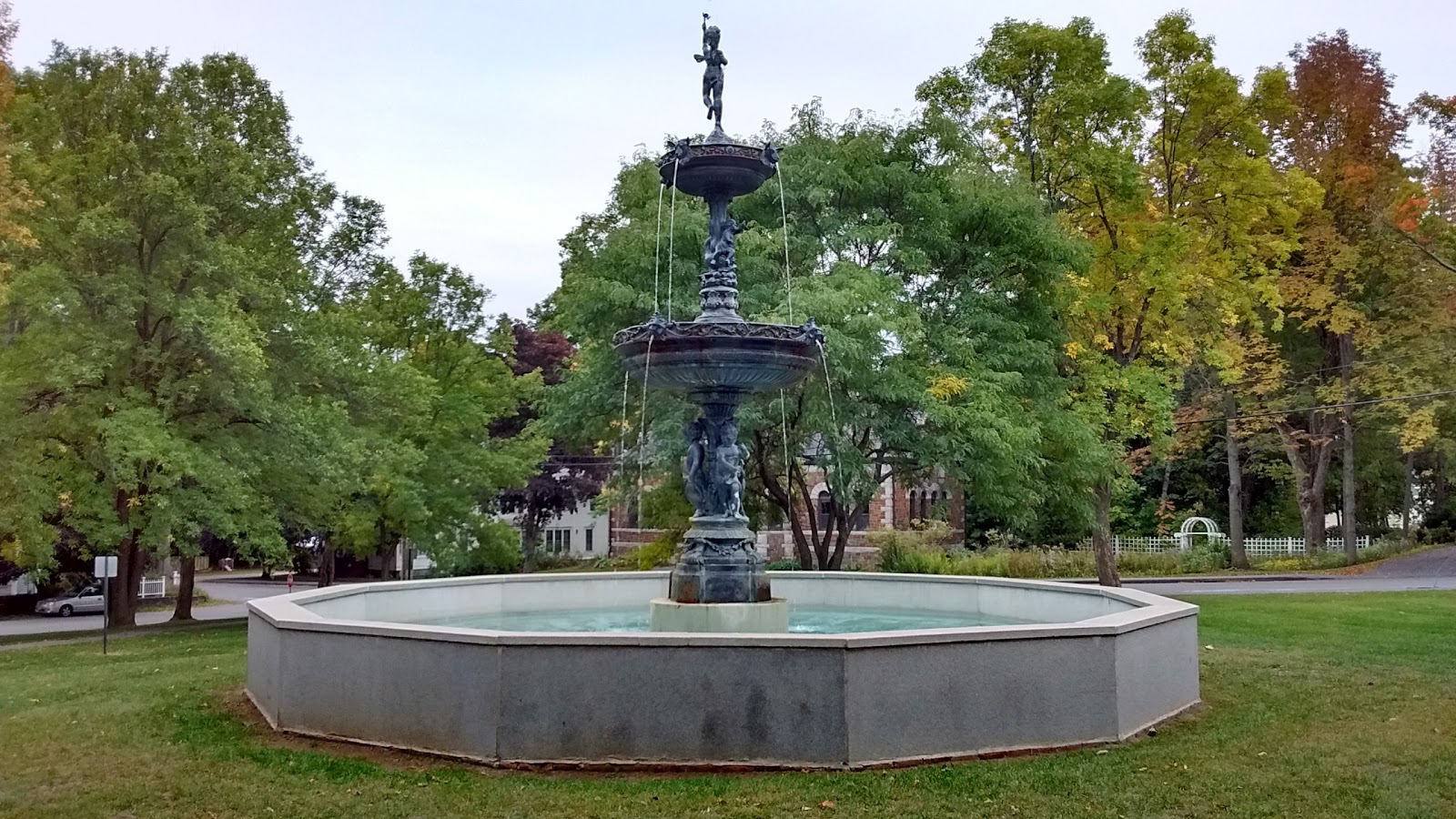 Veterans’ Memorial Park cemetery grounds and headstones